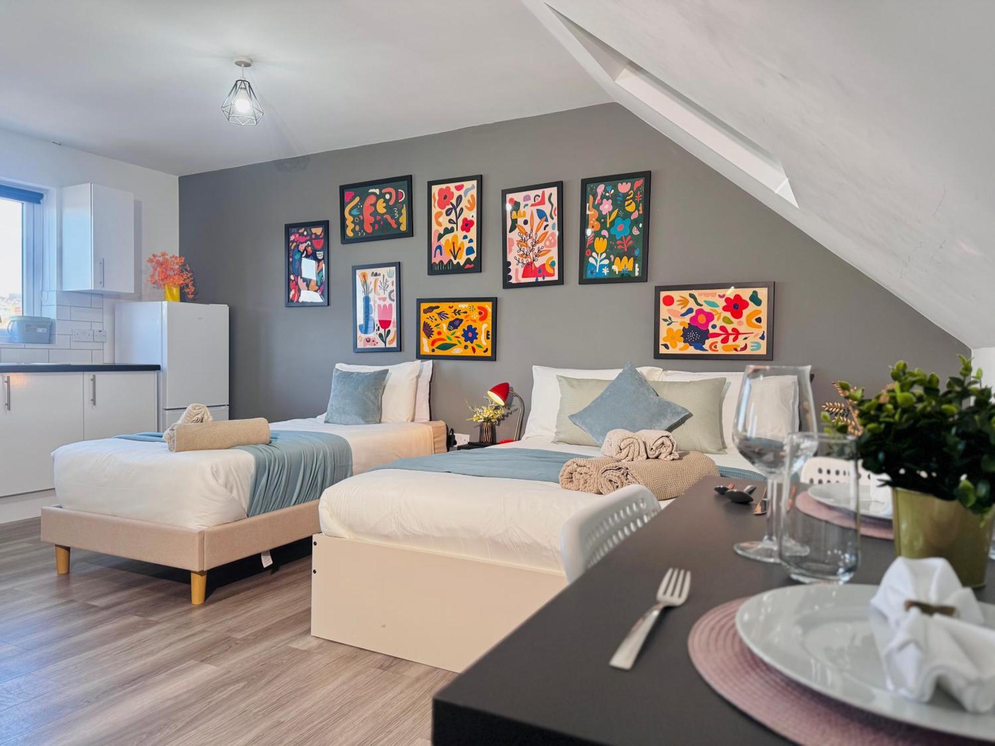 Bright Studio Loft 30Min To Central London Exterior foto