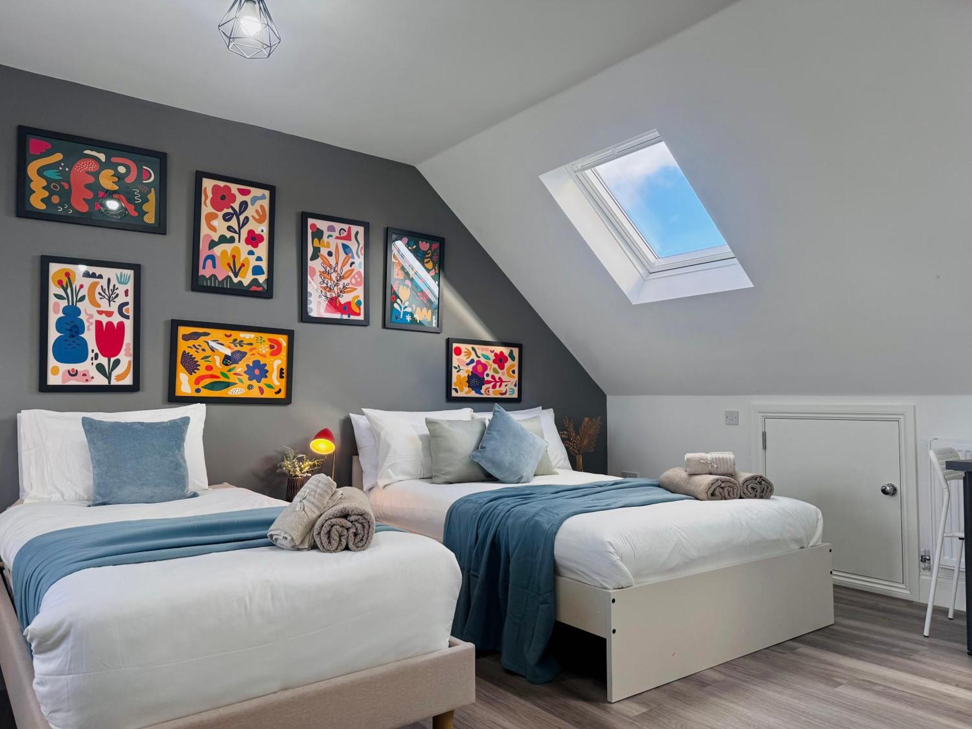 Bright Studio Loft 30Min To Central London Exterior foto